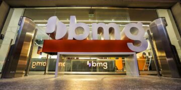 Fachada do Banco Bmg, que anunciou pagamento de JCP em agosto de 2025