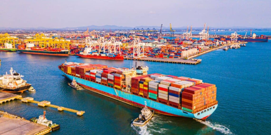 Contêineres com exportações brasileiras destinadas aos EUA