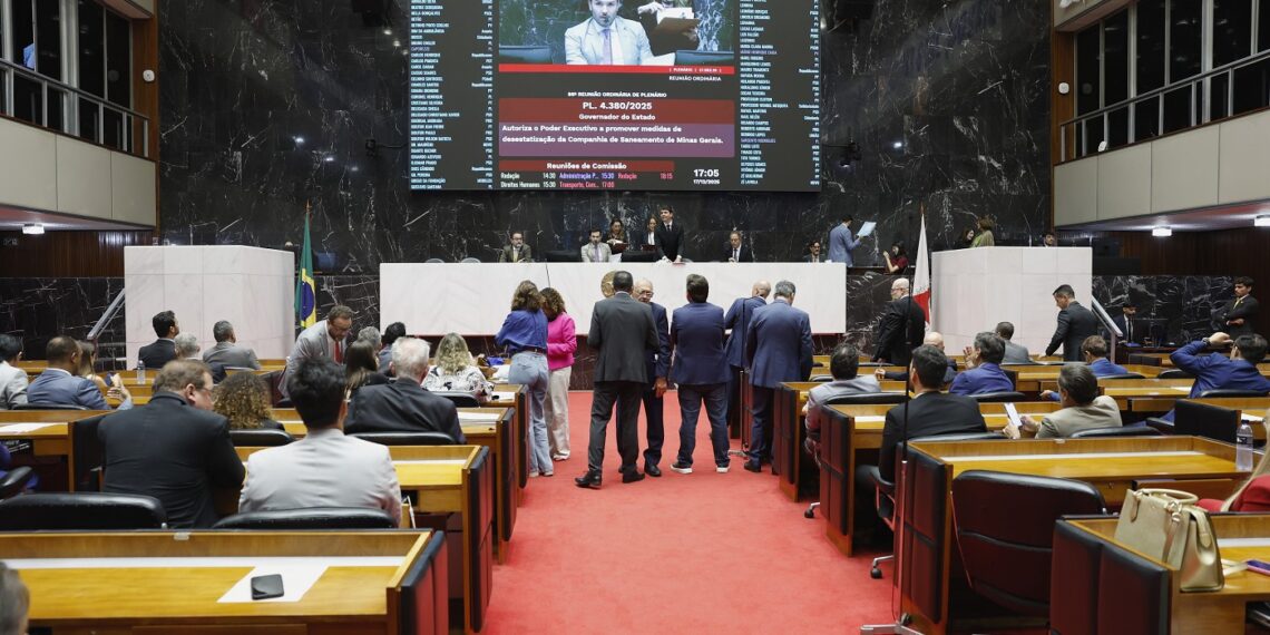 Assembleia Legislativa de Minas Gerais aprova privatização da Copasa